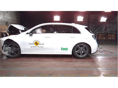 Mercedes-Benz A Class - Frontal Full Width test 2018