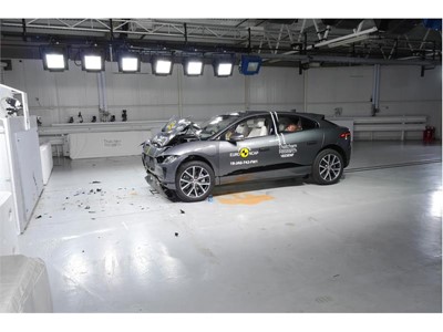 Jaguar I-PACE - Frontal Full Width test 2018 - after crash