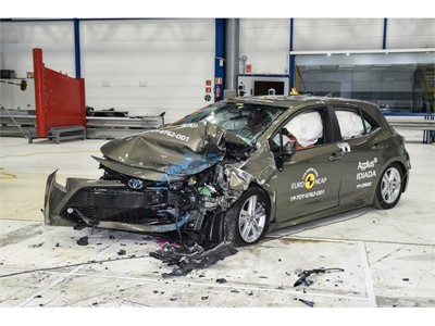 Toyota Corolla - Frontal Offset Impact test 2019 - after crash