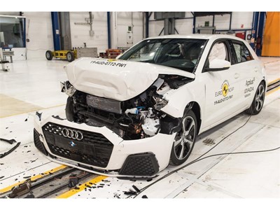 Audi A1 - Frontal Full Width test 2019 - after crash