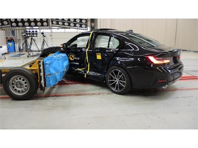 BMW 3 Series - Side crash test 2019 - after crash