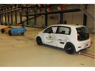Volkswagen up! - Side crash test 2019 - after crash