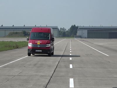 VW Crafter - 2021 Commercial Van Safety - on test 2