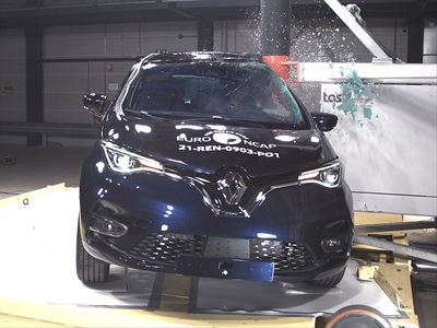 Renault ZOE - Side Pole test 2021