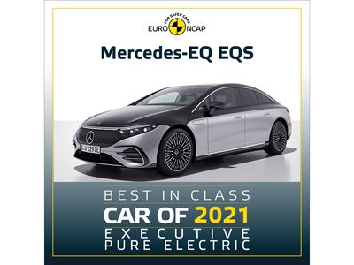Mercedes-EQ EQS - Euro NCAP Best in Class 2021 - Executive - Pure Electric