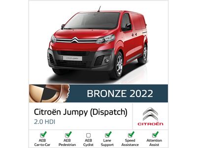 Citroën Jumpy (Dispatch) Euro NCAP Commercial Van Safety Results 2022