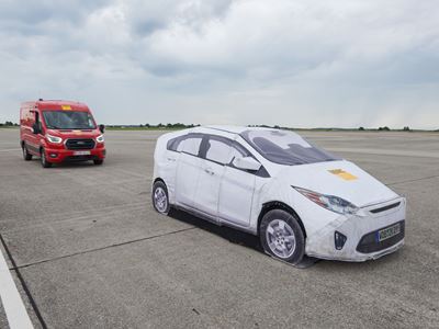 Ford Transit Commercial Van Safety Tests 2022