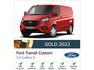 Ford Transit Custom Euro NCAP Commercial Van Safety Results 2022