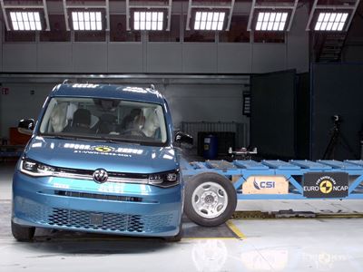 VW Caddy - Side Mobile Barrier test 2021