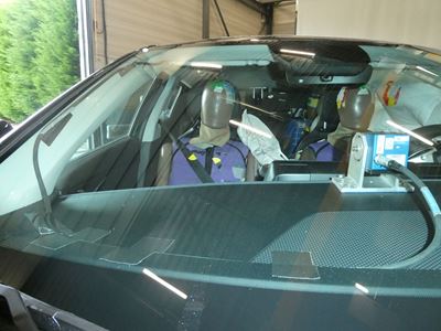 Kia EV6 - Far-Side impact test 2022 - after crash