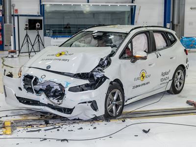 BMW 2 Series Active Tourer - Mobile Progressive Deformable Barrier test 2022 - after crash