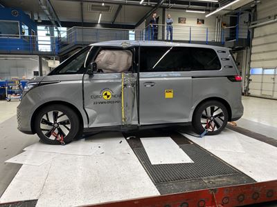 VW ID. Buzz - Side Pole test 2022 - after crash