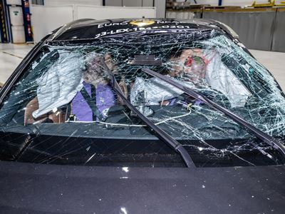 Lexus RZ - Far-Side impact test 2023 - after crash