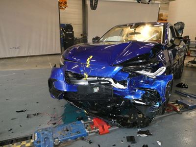 Honda ZR-V - Mobile Progressive Deformable Barrier test 2023 - after crash