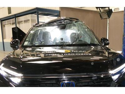Honda CR-V - Far-Side impact test 2024 - after crash