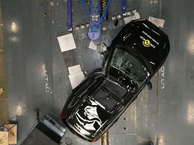 Honda CR-V - Side Pole test 2024 - after crash