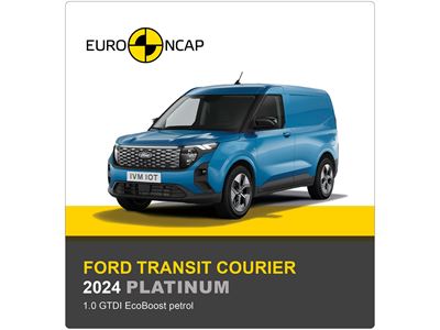 Ford Transit Courier Euro NCAP Commercial Van Safety Results 2024