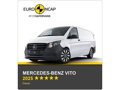 Mercedes Benz Vito Euro NCAP Commercial Van Safety Results 2025