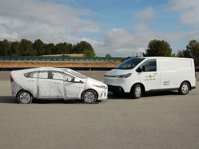 Maxus eDELIVER 7 Commercial Van Safety Tests 2024