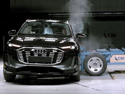 Audi Q6 e-tron - Side Mobile Barrier test 2024