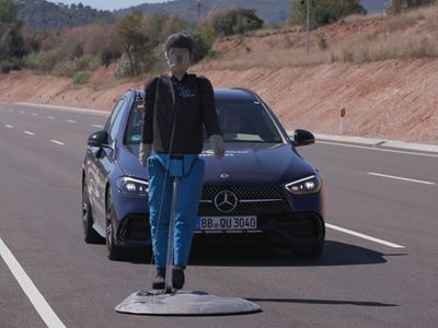 Mercedes-Benz C-Class Assisted Driving Tests 2024