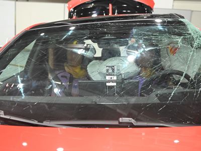 Deepal S07 Far Side impact test 2024 after crash