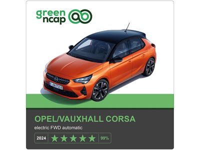 Opel Vauxhall Corsa Green NCAP results 2024