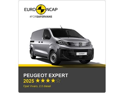 Peugeot Expert Euro NCAP Commercial Van Safety Results 2025