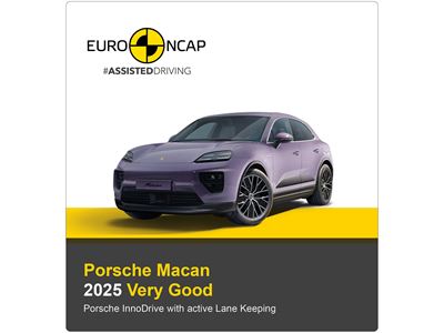 Porsche Macan Euro NCAP Assisted Driving Results 2025
