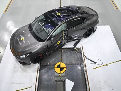 IM IM5 Side Pole test 2025 after crash