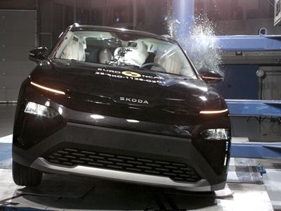 koda Elroq Side Pole test 2025