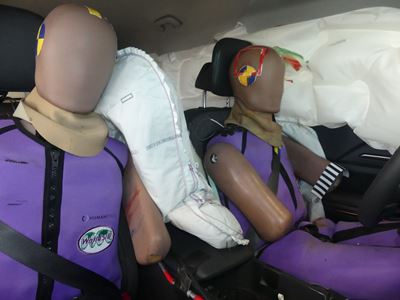 Kia EV5 Far Side impact test 2025 after crash