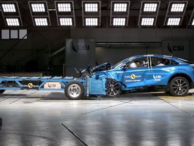 Alpine A390 Mobile Progressive Deformable Barrier test 2025