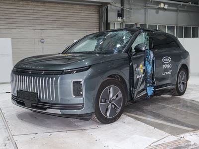 EXLANTIX ET Side Pole test 2025 after crash