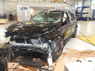 Hyundai NEXO Mobile Progressive Deformable Barrier test 2025 after crash