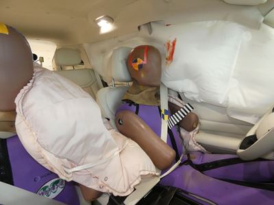 Hyundai NEXO Far Side impact test 2025 after crash