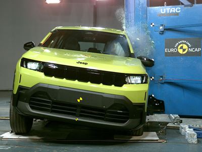 Jeep Compass Side Pole test 2025