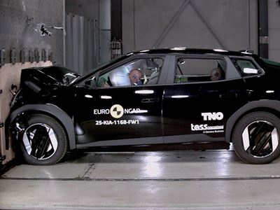 Kia EV4 Full Width Rigid Barrier test 2025