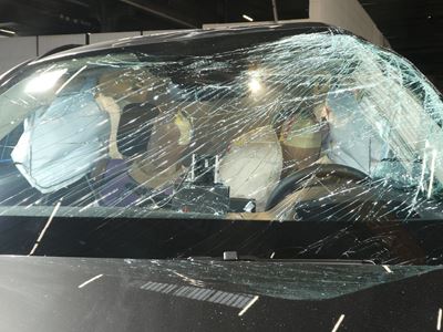 MAZDA CX 5 Far Side impact test 2025 after crash