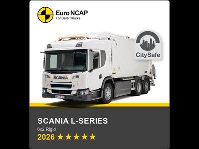 Scania L series Euro NCAP Truck Safety Results 2026