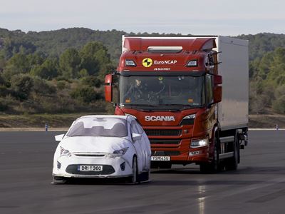 Scania P series Commercial Truck Safety Tests 2026