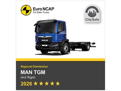MAN TGM Euro NCAP Truck Safety Results 2026