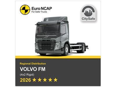 Volvo FM Euro NCAP Truck Safety Results 2026