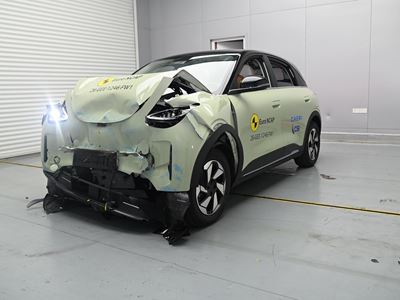 GEELY E2 FW test 2026 after crash