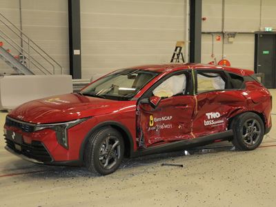 Kia K4 MDB test 2025 after crash