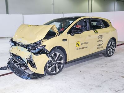 Leapmotor B05 FW test 2026 after crash