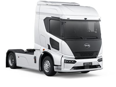 BYD ETT 44 4x2 tractor unit 2026 press image