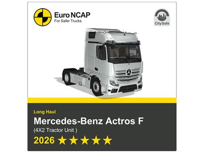 Mercedes Benz Actros F 4x2 tractor unit 2026 banner