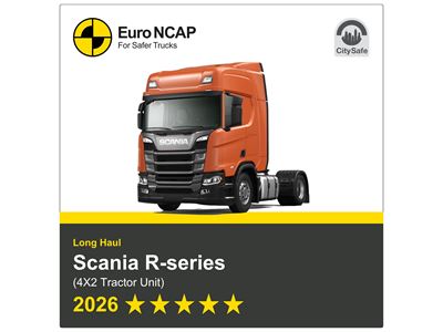 Scania R series 4x2 tractor unit 2026 banner