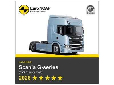 Scania G series 4x2 tractor unit 2026 banner